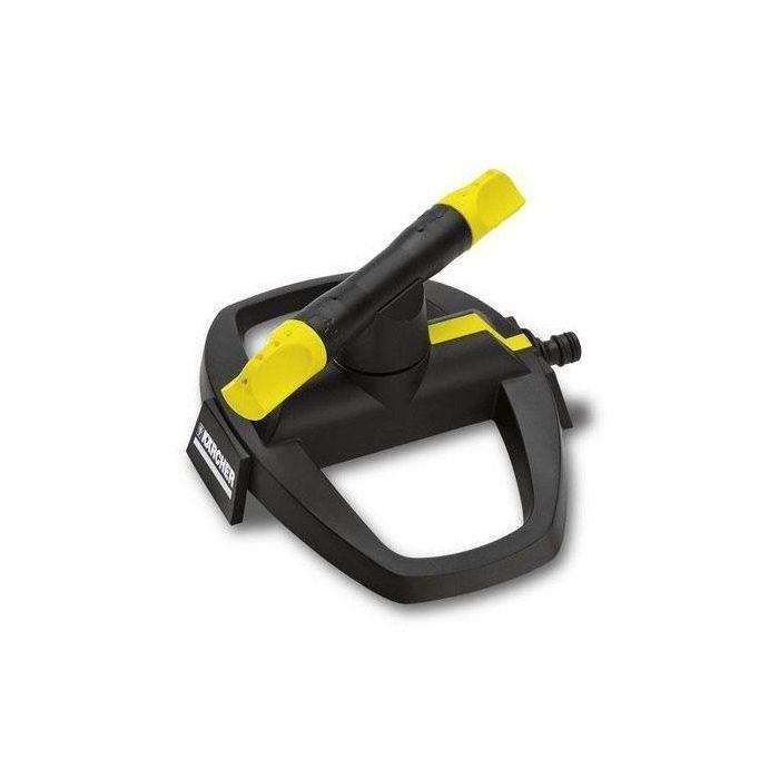 Kärcher RS 120/2 Aspersor rotativo ajustable, brazos metálicos robustos, riego hasta 113 m², sistema clic y base antideslizante.