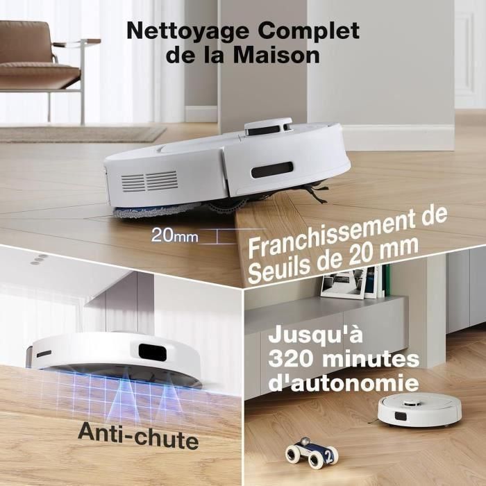 Aspiradora robot con estación de vaciado automático - ECOVACS N30 Pro OMNI - Potencia 10000Pa - Limpieza con agua caliente 5 Aspiradora robot con estación de vaciado automático - ECOVACS N30 Pro OMNI - Potencia 10000Pa - Limpieza con agua caliente 5