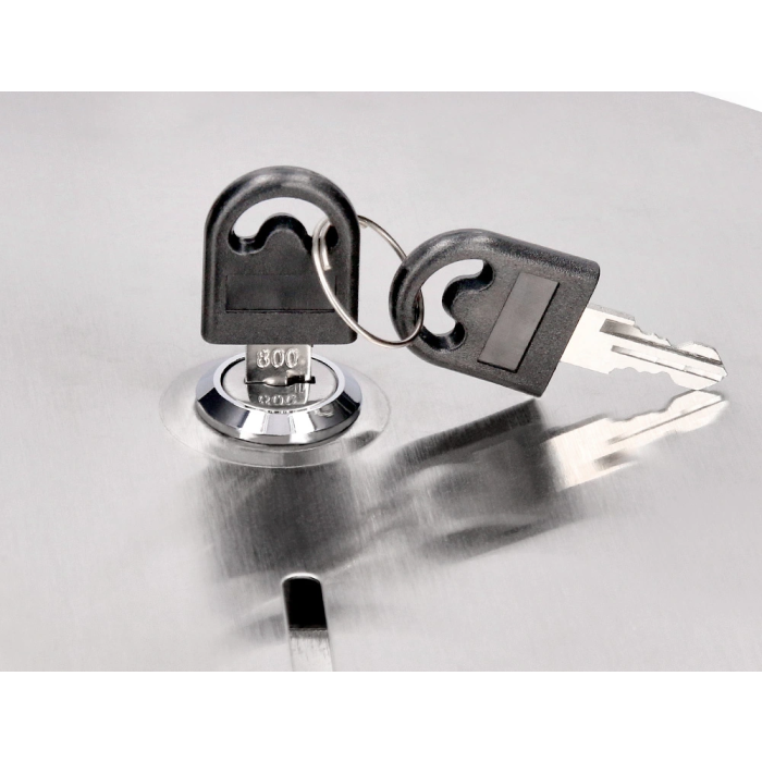 Q-connect Dispensador de Papel Higiénico Jumbo Acero Inoxidable 115x254x265 mm 7