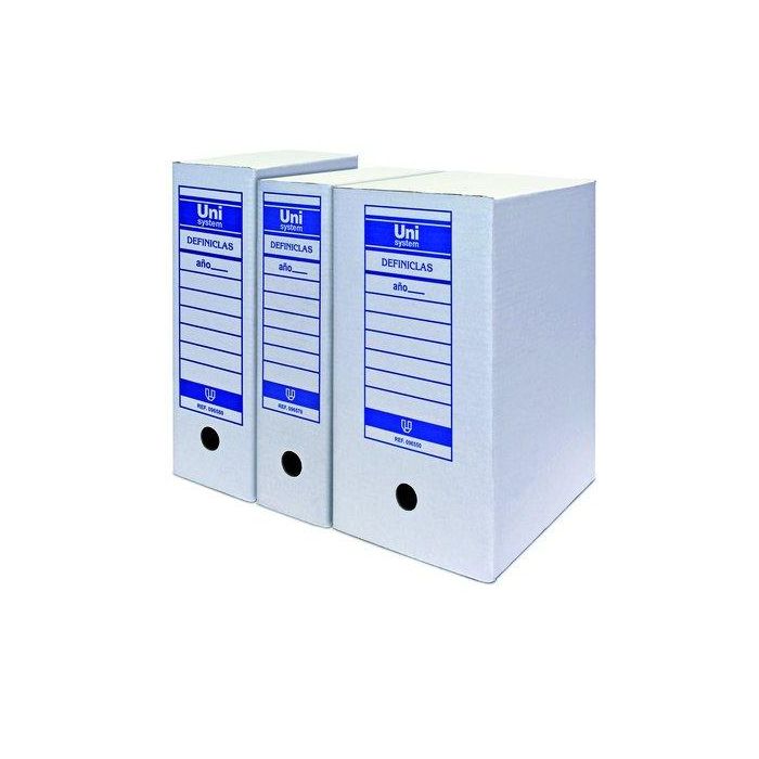 Caja Archivo Definitivo Unisystem Definiclas Carton Fº (Set de 50)