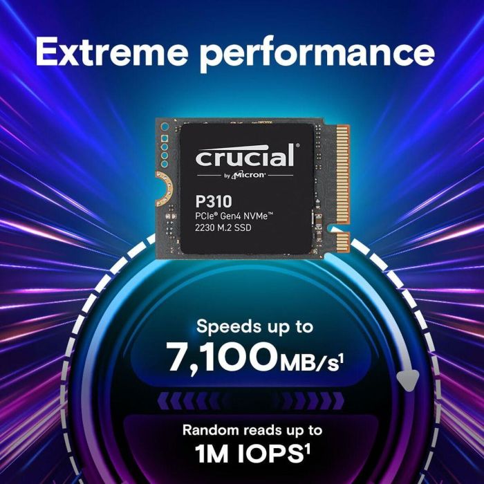 Crucial P310 1TB PCIe Gen4 NVMe 2230 M.2 SSD para Gaming y Portátiles 5