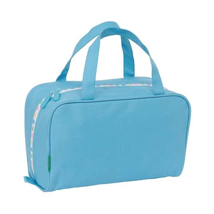 Neceser Escolar Benetton Spring Azul cielo 31 x 14 x 19 cm 3