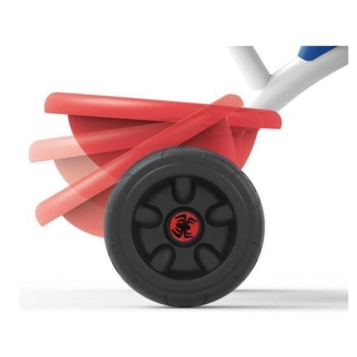 Smoby SMO3032167403377 Triciclo Be Fun Spidey Escalable 15 Meses a 3 Años Bastón Parental Regulable 3 Posiciones Cinturón Seguridad 3