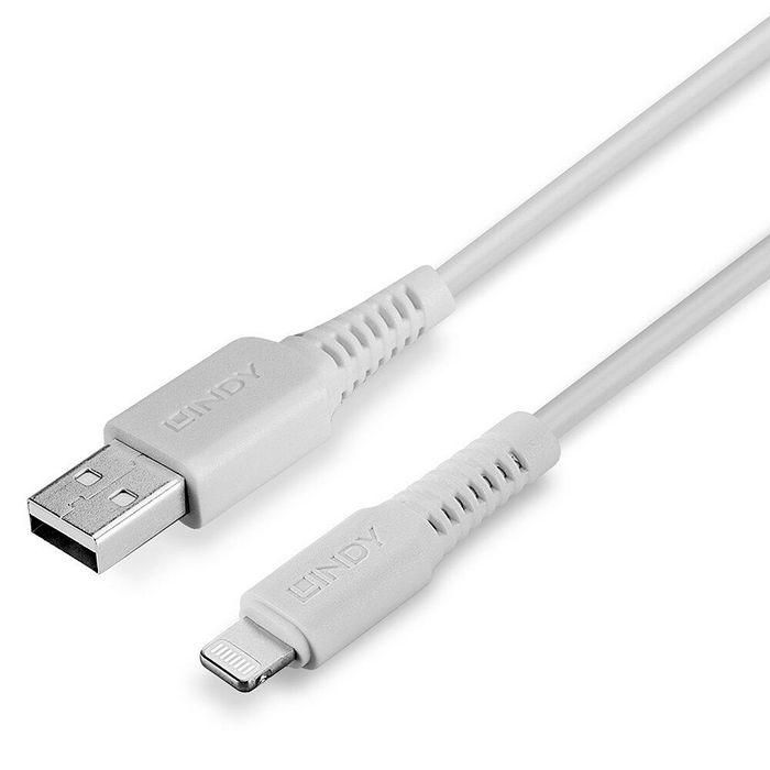 Cable USB LINDY 31326 Blanco 1 m 4