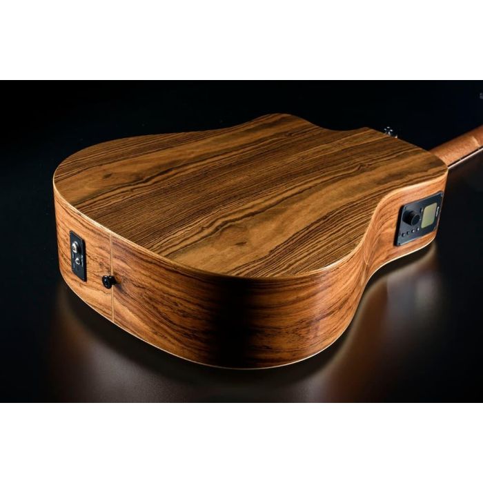 LAG Guitarra Acústica Dreadnought Hyvibe H2 30 A/E Cutaway HyVibe H2 Tapa Abeto Engelmann Fondo Bocote Acabado Brillante 7