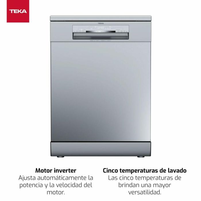 Lavavajillas Teka DFS76850 Acero 60 cm 6