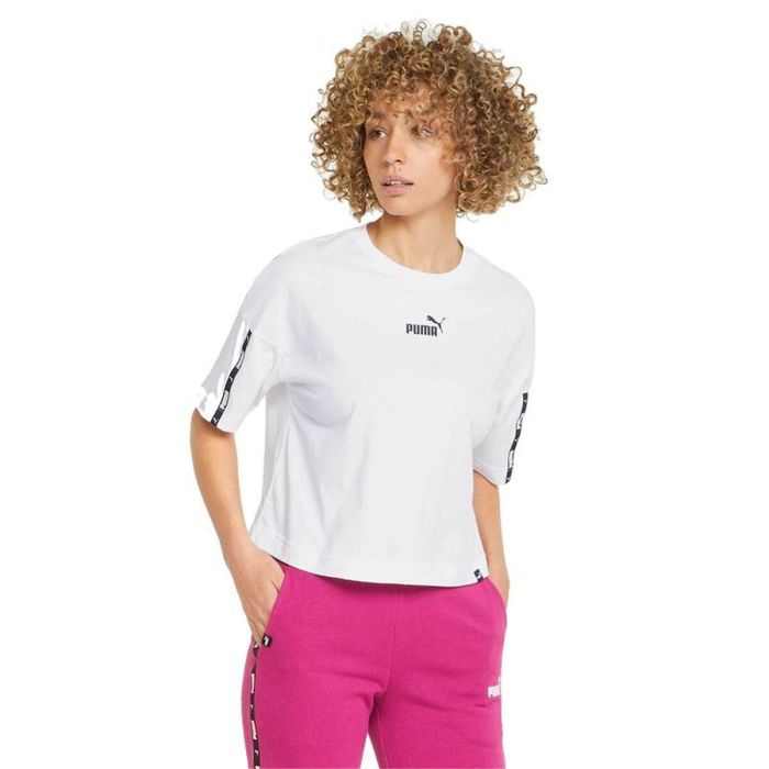 Camiseta de Manga Corta Mujer Puma 847116 02 Blanco (XS)