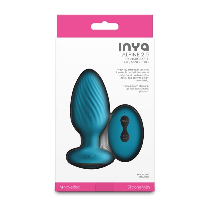 Plug Vibrador Anal NS Novelties Inya Verde 2