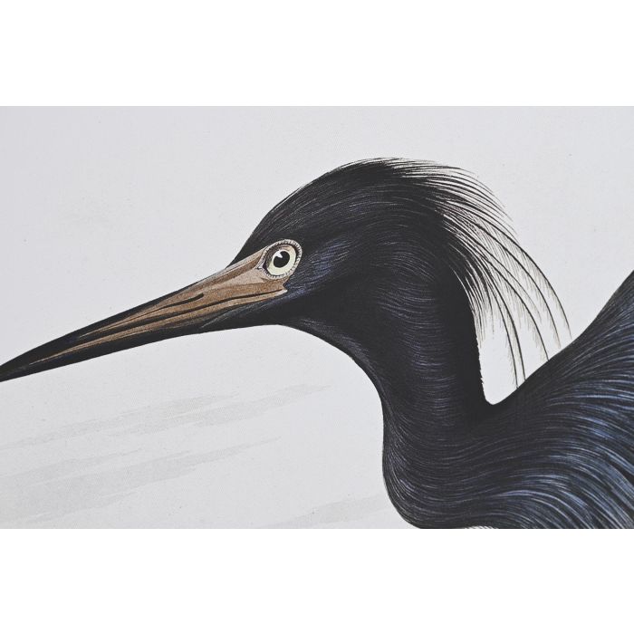 DKD Home Decor Cuadro Oriental Garza de Lienzo y Ps Multicolor 93x63 cm (2 Unidades) 2 DKD Home Decor Cuadro Oriental Garza de Lienzo y Ps Multicolor 93x63 cm (2 Unidades) 2