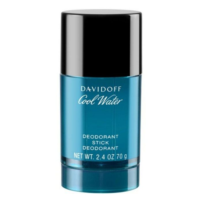 Davidoff Cool Water Desodorante en Barra para Hombre, Aroma Fresco y Acuático, 75 g