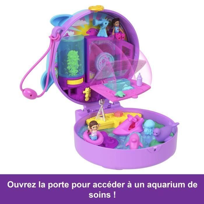 Polly Pocket - Rescate del delfín - Caja de 2 minifiguras y animales HWN96 4 Polly Pocket - Rescate del delfín - Caja de 2 minifiguras y animales HWN96 4