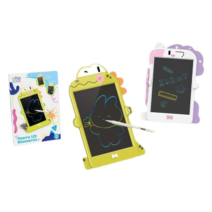 Pizarra tablet lcd ¡borra tantes veces quieras y vuelve a empezar! 32x23 cm - modelos surtidos