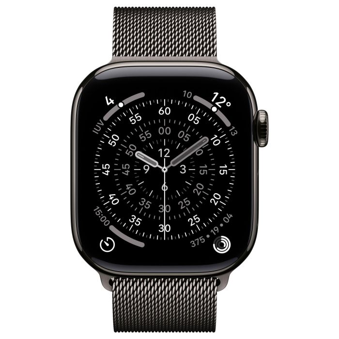 Apple Watch S11 Titan Schiefer Cellular 42mm Reloj Inteligente con Correa Milanesa Schiefer 1