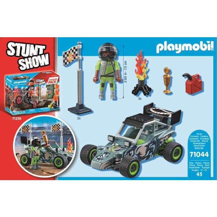 Coche con piloto de acrobacias playmobil stuntshow 3