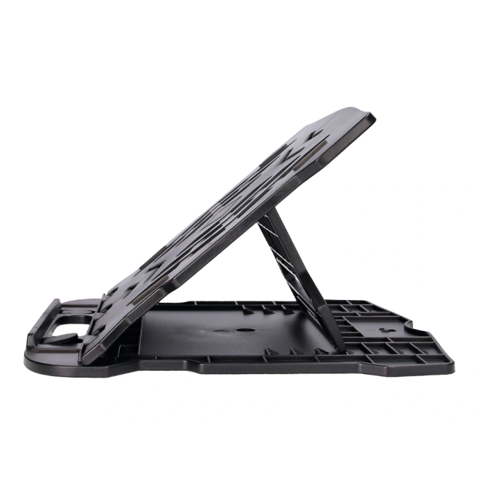 Q-connect Soporte para Portátil Ajustable hasta 17" en 7 Ángulos, Color Negro, 260x280x60 mm 4