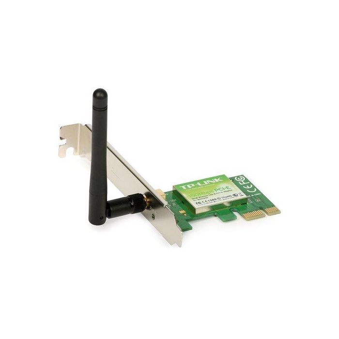 TP-Link TL-WN781ND Adaptador de Red Inalámbrico PCI Express 150Mbps Wi-Fi N para PC Compatible PCIe x1/x4/x8/x16 Antena Desmontable