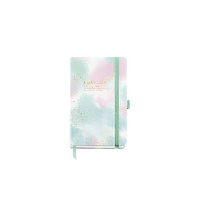 Agenda Anual (2026) Miquelrius Grafica Cosida Tapa Extra Con Goma Passport 90X140 S/V Gradient