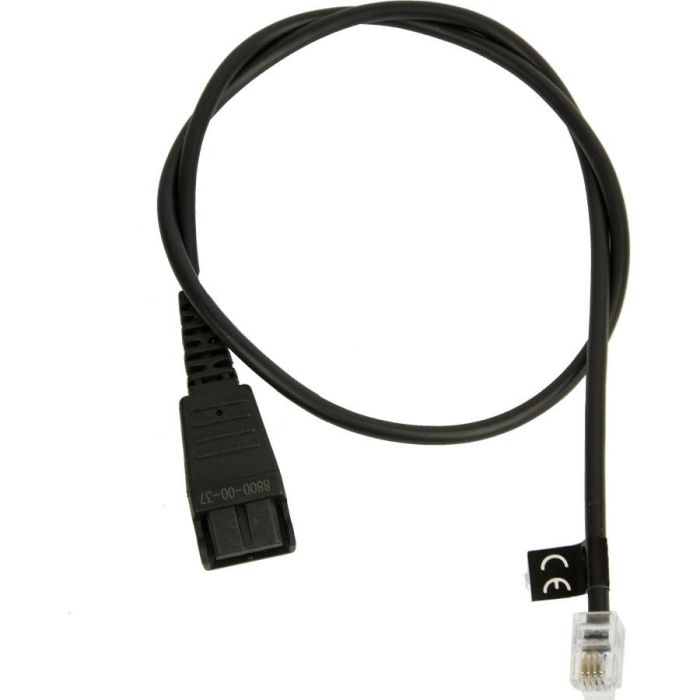 Jabra Cable QD a RJ10 liso para Lucent y Cisco 79xx