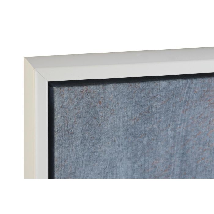 DKD Home Decor Cuadro Colonial Estilo Africano Azul Naranja Dorado Marron Lienzo 83 x 123 x 4.5 cm (2 Unidades) 1