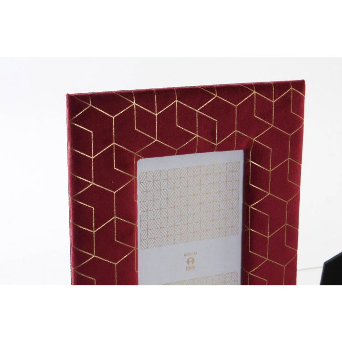 DKD Home Decor Marco de Fotos Glam Geométrico 10x15 cm Morado Rosa Dorado Madera Poliéster Pack 4 Unidades 18x2x23 cm 1 DKD Home Decor Marco de Fotos Glam Geométrico 10x15 cm Morado Rosa Dorado Madera Poliéster Pack 4 Unidades 18x2x23 cm 1