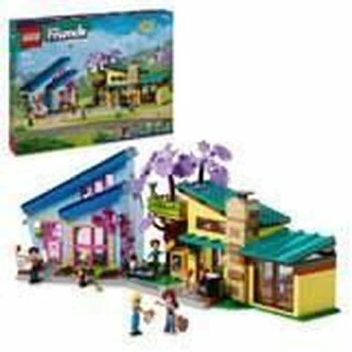 LEGO 42620 Friends Casas Familiares de Olly y Paisley, Muñeca de Juguete con Figuras y Accesorios LEGO 42620 Friends Casas Familiares de Olly y Paisley, Muñeca de Juguete con Figuras y Accesorios