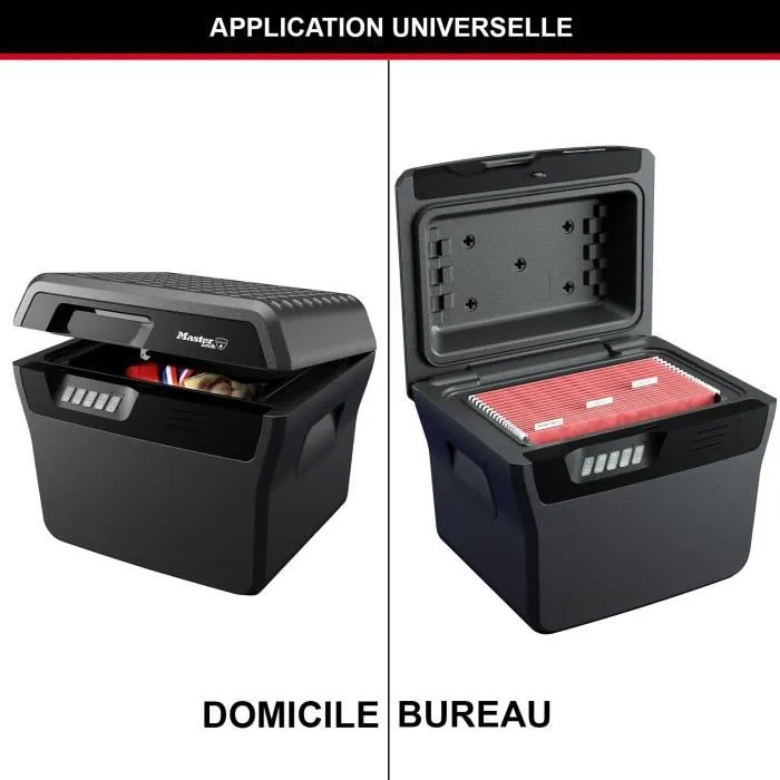 Master Lock Caja Fuerte Ignífuga e Impermeable con Combinación Electrónica, 18.5L 1