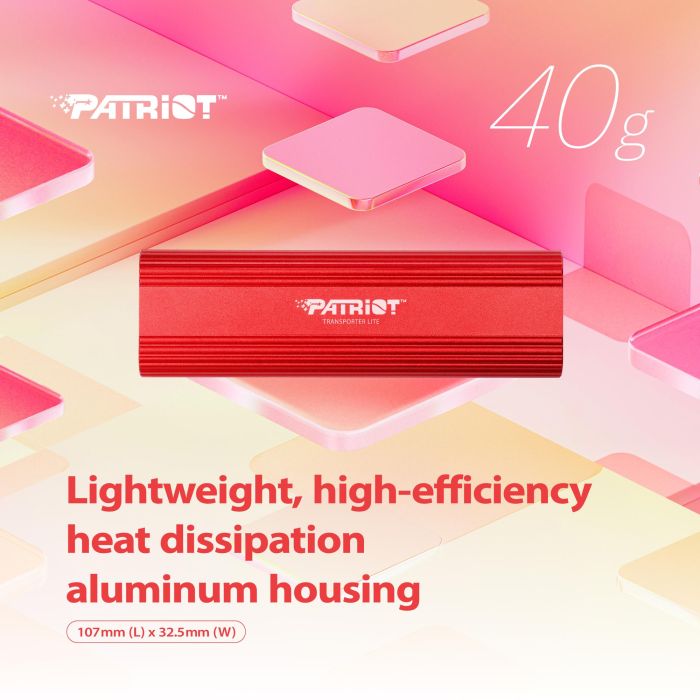 Disco Duro Externo Patriot Memory PTPL512GPEC 512 GB SSD 6