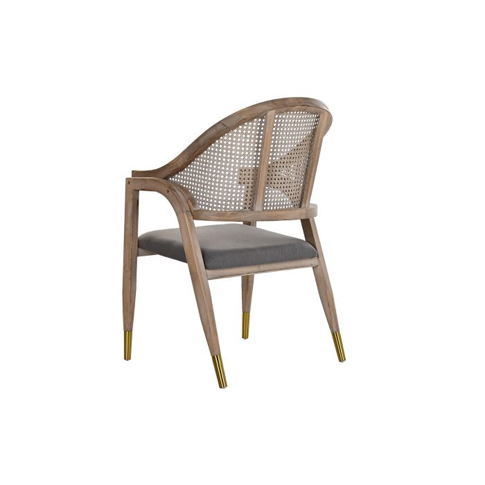 Silla Tradicional DKD Home Decor Gris Oscuro Natural 55 x 88 x 59 cm (2 Unidades) 6 Silla Tradicional DKD Home Decor Gris Oscuro Natural 55 x 88 x 59 cm (2 Unidades) 6