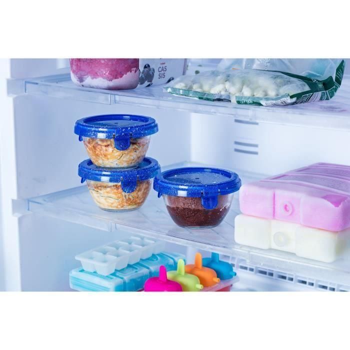 Juego de 5 mini cuencos - PYREX - Cook & Go - Vidrio - Redondos - Tapa antigoteo - 0,2 L 2 Juego de 5 mini cuencos - PYREX - Cook & Go - Vidrio - Redondos - Tapa antigoteo - 0,2 L 2