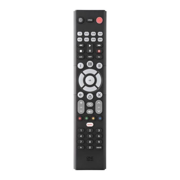 Mando a distancia universal ONE FOR ALL - URC1282 Essence Basic 8en1 1 Mando a distancia universal ONE FOR ALL - URC1282 Essence Basic 8en1 1