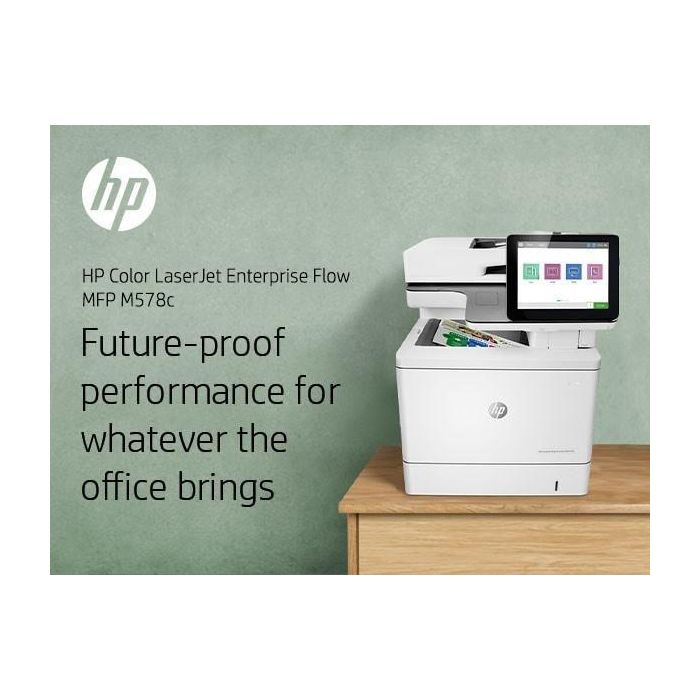 HP Color LaserJet Enterprise Flow MFP M578c, Laser, 1200 x 1200dpi, 38ppm, A4, 1250MB, CGD, 8" 36 HP Color LaserJet Enterprise Flow MFP M578c, Laser, 1200 x 1200dpi, 38ppm, A4, 1250MB, CGD, 8" 36