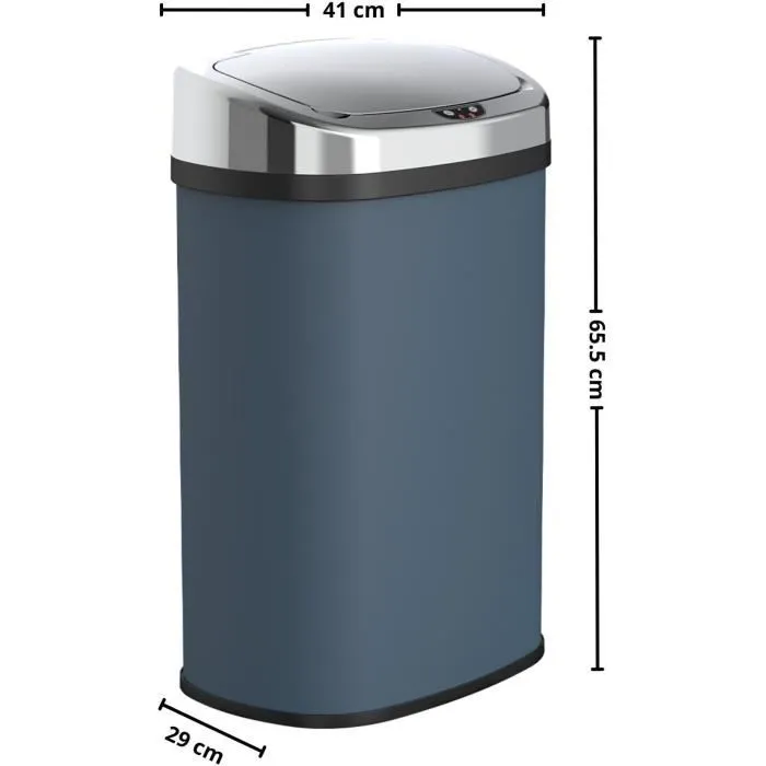 Kitchen Move Cubo de Basura Automático MAJESTIC para Cocina 58 L Acero Inoxidable Gris Mate con Reborde 2 Kitchen Move Cubo de Basura Automático MAJESTIC para Cocina 58 L Acero Inoxidable Gris Mate con Reborde 2