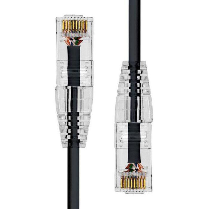 ProXtend Ultra Slim CAT6 U/UTP CU LSZH Ethernet Cable Black 75cm 1 ProXtend Ultra Slim CAT6 U/UTP CU LSZH Ethernet Cable Black 75cm 1
