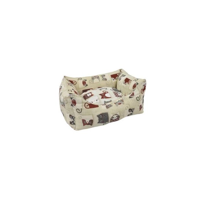 Nayeco Cama para Perros Cuadrada 59x50x20 cm, Lavable, Suave, Borde Elevado, Relleno Alta Recuperación, Alivio Articular y Muscular, Colores Surtidos 1 Nayeco Cama para Perros Cuadrada 59x50x20 cm, Lavable, Suave, Borde Elevado, Relleno Alta Recuperación, Alivio Articular y Muscular, Colores Surtidos 1