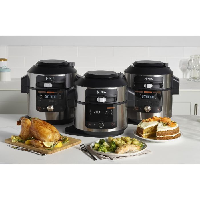 Ninja OL550EU Olla Eléctrica Multifunción 6L SmartLid Multi Cooker Foodi - 11 en 1, Cocina a Presión, Freidora de Aire 8 Ninja OL550EU Olla Eléctrica Multifunción 6L SmartLid Multi Cooker Foodi - 11 en 1, Cocina a Presión, Freidora de Aire 8