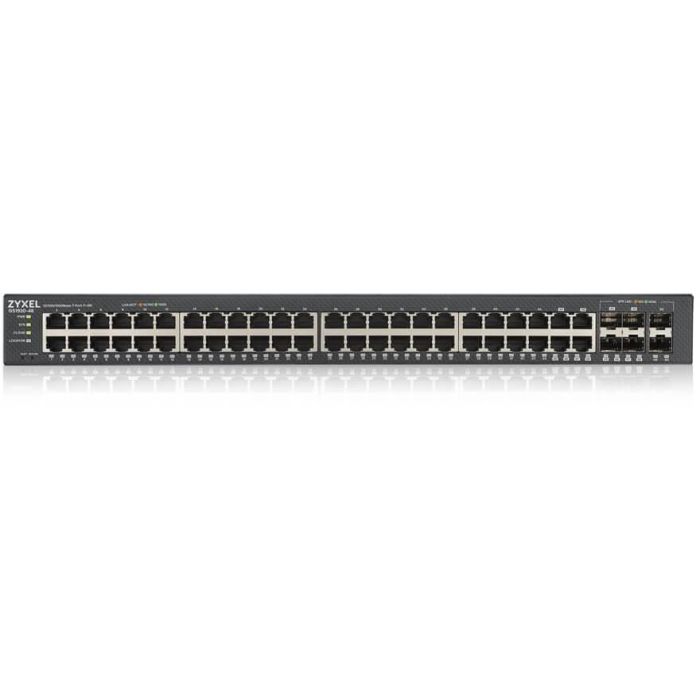 Zyxel GS1920-48V2-EU0101F Switch Gestionado Gigabit Ethernet 44 Puertos, 100 Gbit/s, Negro 2