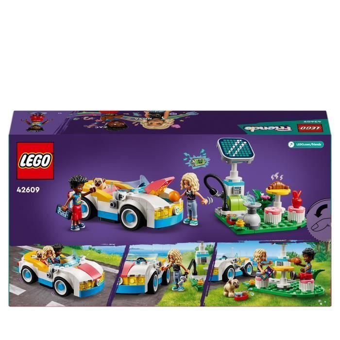 Coche Eléctrico Y Cargador Lego Friends 42609 Lego 5