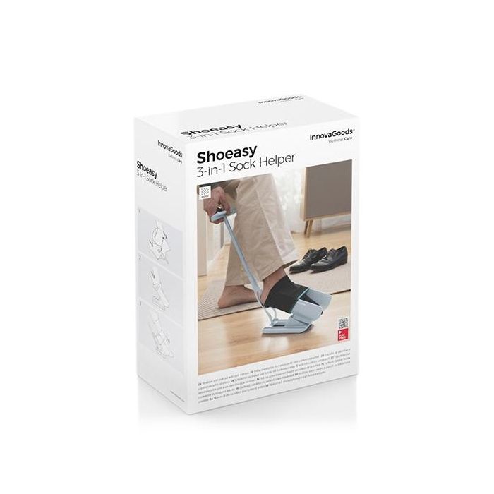 Calzador de Calcetines y Zapatos con Quitacalcetines Shoeasy Iceberg (Reacondicionado A+) 1