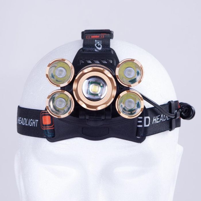 Luz Frontal "Wanjiru" 10W XPE + 4 x COB 3W Aluminio/ABS 3 Luz Frontal "Wanjiru" 10W XPE + 4 x COB 3W Aluminio/ABS 3