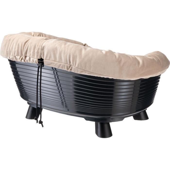 Cesta - FERPLAST - SOFÁ TRONO 4 - Con cojín - Negro 2 Cesta - FERPLAST - SOFÁ TRONO 4 - Con cojín - Negro 2