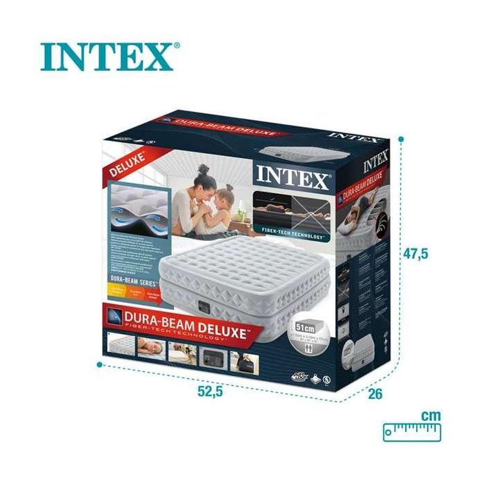 Cama Hinchable Intex Queen Supreme Air-Flow Fiber-Tech 152 x 50,1 x 203 cm 7