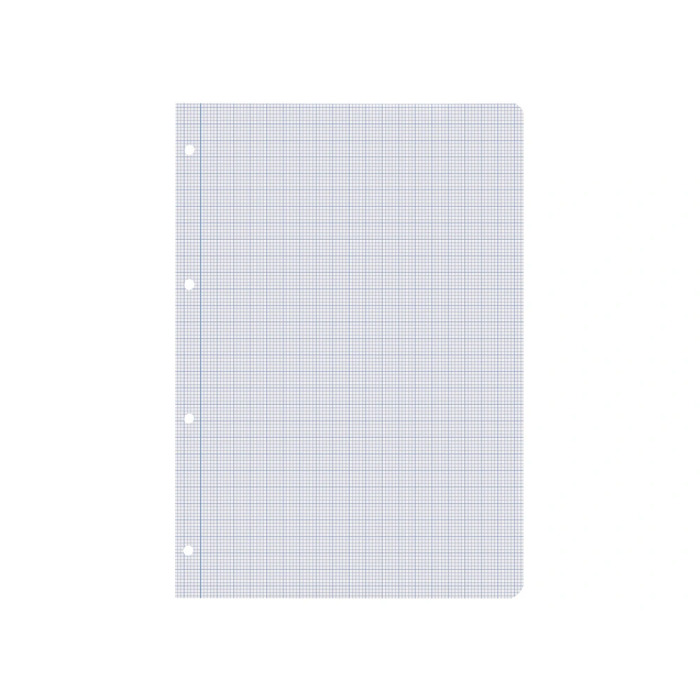 Liderpapel Recambio A4 100 Hojas 60gr Milimetrado Sin Margen 4 Taladros 5