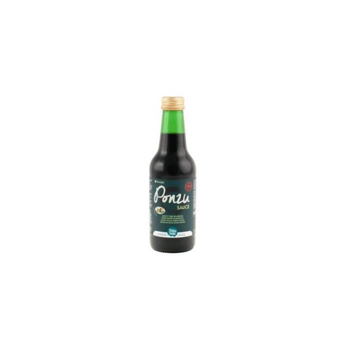 TERRASANA Salsa Ponzu de Soja Ácida Bio Vegana 250ml para Pescado, Verduras y Ensaladas