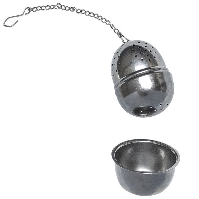 Cook Concept Infusor de Té con Soporte Anti-Goteo de Acero Inoxidable para Infusiones d.4,5 cm; h.5,5 cm 1