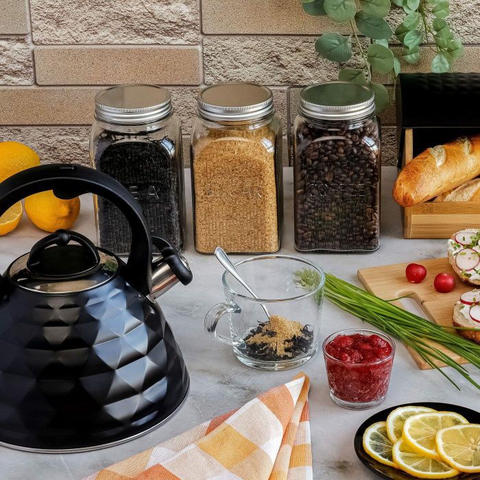 Inde Tarro Vidrio T/Metal 1300 ml 10x10x18 cm 3-Surt La Mediterrane 11