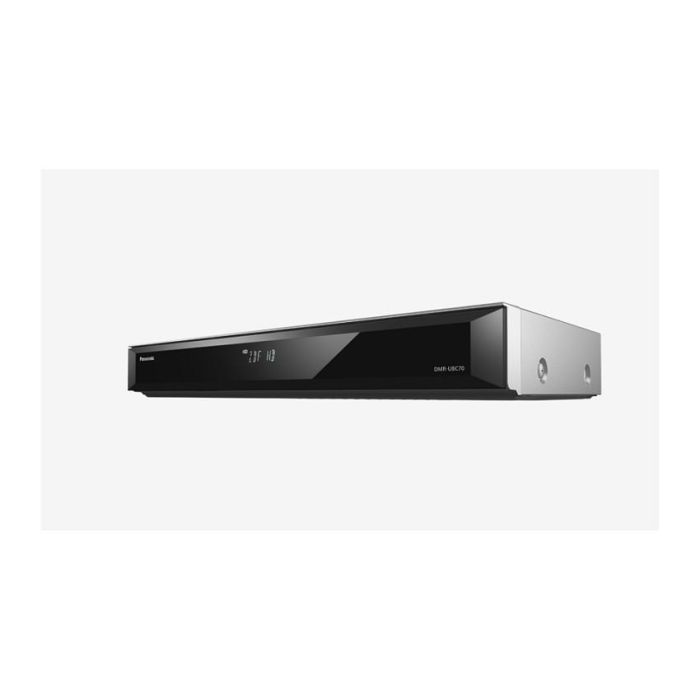 Panasonic DMR-UBC70EGS Grabador de Blu-ray 3D con 4K Ultra HD, HDD, Sintonizador Twin Tuner DVB-C/T2 y Grabación de DVD 3