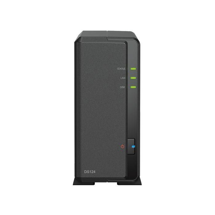 SYNOLOGY DS124 NAS Servidor de Almacenamiento Escritorio Realtek RTD1619B 1.7GHz 1GB DDR4 0TB DiskStation Manager Negro 0 SYNOLOGY DS124 NAS Servidor de Almacenamiento Escritorio Realtek RTD1619B 1.7GHz 1GB DDR4 0TB DiskStation Manager Negro 0