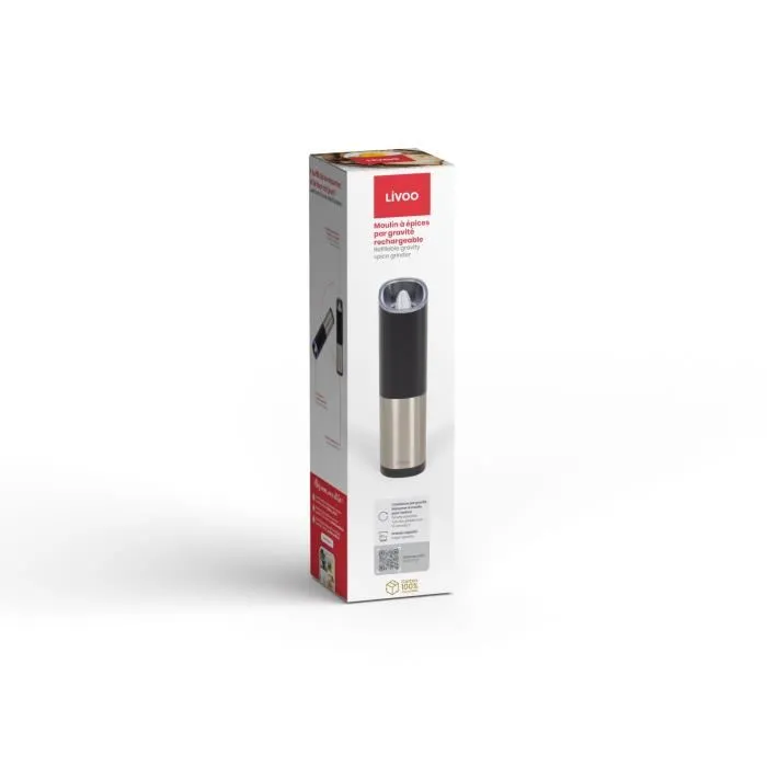 Livoo Molinillo de especias recargable por gravedad GS161 4
