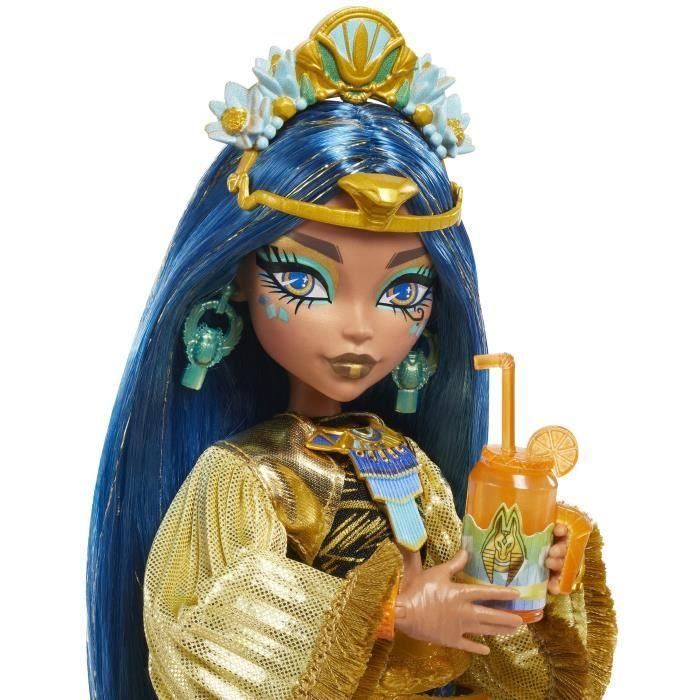 Monster High Hxh81 Muñeca Monster Fest Cleo De Nile con Accesorios de Festival de Música +4 Años Mattel 1 Monster High Hxh81 Muñeca Monster Fest Cleo De Nile con Accesorios de Festival de Música +4 Años Mattel 1
