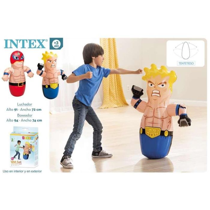 Figura hinchable tentetieso luchador 94x74 cm - modelos surtidos 4 Figura hinchable tentetieso luchador 94x74 cm - modelos surtidos 4